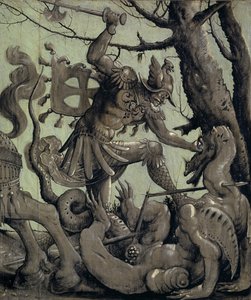 Der heilige Georg kämpft gegen den Drachen, ca. 1520