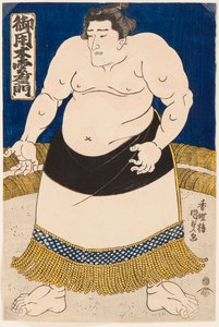 Porträt des Sumo-Ringers Goyogi Kumoemon von Utagawa Kunisada