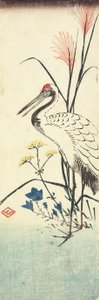(Pampasgras, Patrinia, Chinesische Glockenblume und ein Kranich), 1830-1858