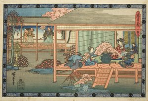 Akt 4 (Yondanme), aus der Serie "Die Rache der loyalen Vasallen (Chushingura)"