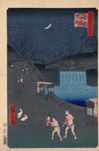 Aoi-Hang außerhalb von Toranomon, Hundert berühmte Ansichten von Edo, 1856-1858