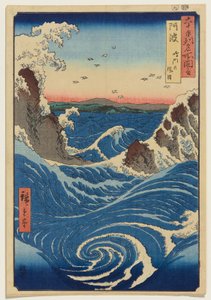 Provinz Awa: Naruto-Strudel von Utagawa Hiroshige