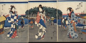 Zeremonie zur Enthüllung der Ikone bei Benzaiten, Enoshima