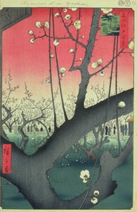 Kirschblüte, aus Einhundert berühmte Ansichten von Edo von Utagawa Hiroshige