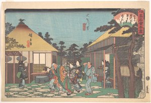 Daisenji Mae (Tagawaya) von Utagawa Hiroshige