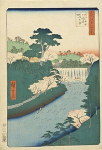 Damm am Otonashi-Fluss bei Ōji, bekannt als der 