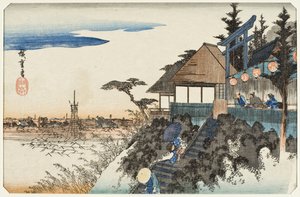 Östlicher Hang am Kanda Myōjin-Schrein