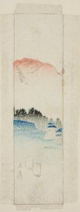 Umschlag mit Landschaft