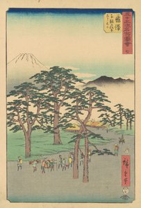 Fujisawa-shuku von Utagawa Hiroshige