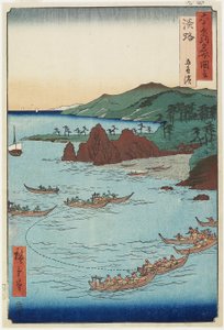 Goshiki (Fünf-Farben) Strand, Awaji Provinz, September 1855
