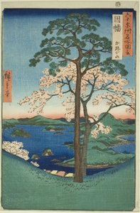 Provinz Inaba: Karo, Koyama (Inaba, Karo Koyama), aus der Serie "Berühmte Orte in den sechzig Provinzen (Rokujuyoshu meisho zue)"