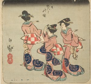 Ise, Abschnitt von Blatt Nr. 3 aus der Serie "Ausschnitte der Provinzen (Kunizukushi harimaze zue)"