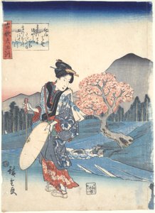 Koka: Sechs Tama-Flüsse von Utagawa Hiroshige