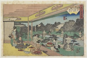 Musashiya in Ushijima, ca. 1835-1842