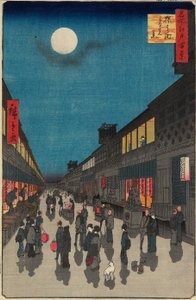 Nachtansicht von Saruwakamachi