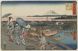 Nihonbashi-Brücke und Edo-Brücke, November 1853