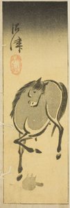 Numazu, Abschnitt des Blattes Nr. 3 aus der Serie "Ausschnitte der Tokaido (Tokaido harimaze zue)" von Utagawa Hiroshige