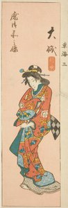 Oiso, Abschnitt des Blattes Nr. 3 aus der Serie "Ausschnitte der Tokaido (Tokaido harimaze zue)"
