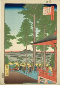 Oji Inari-Schrein, aus der Serie „Hundert berühmte Ansichten von Edo“