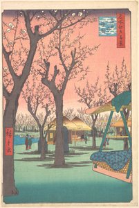 Pflaumengarten in Kamata von Utagawa Hiroshige