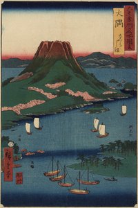 Vulkaninsel Sakurajima, Provinz O_sumi, März 1856