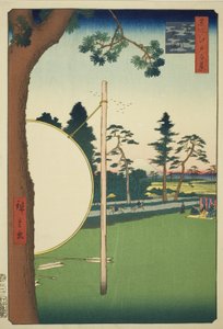 Takata-Reitplatz, aus der Serie "Hundert berühmte Ansichten von Edo" von Utagawa Hiroshige