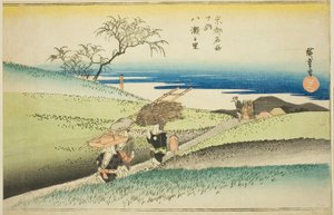 Das Dorf Yase (Yase no sato), aus der Serie "Berühmte Orte in Kyoto (Kyoto meisho no uchi)"