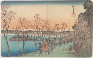 Ueno, Shinobazu no Ike von Utagawa Hiroshige