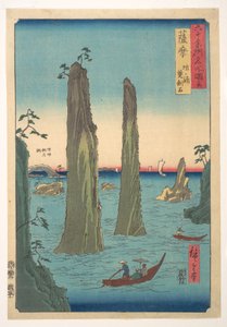 Hochformatige Landschaft von Utagawa Hiroshige
