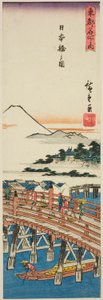 Ansicht der Nihon-Brücke, aus der Serie "Berühmte Orte in der östlichen Hauptstadt"