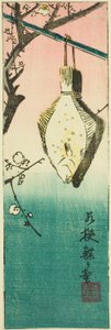 Wakasa, Abschnitt des Blattes Nr. 10 aus der Serie "Ausschnitte der Provinzen (Kunizukushi harimaze zue)"