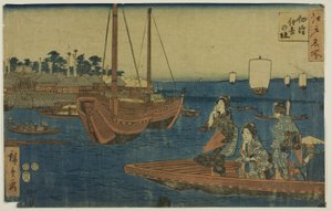 Holzschnitt von Utagawa Hiroshige
