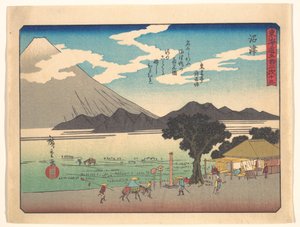 Tōkaidō Gojūsan-tsugi, Numazu von Utagawa Hiroshige