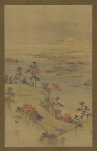 Herbstlandschaft, Mitte des 19. Jahrhunderts von Utagawa Hiroshige II