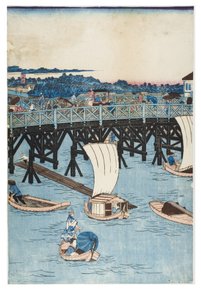 Berühmte Orte in Tokio, Wahre Ansicht der Ryogoku-Brücke