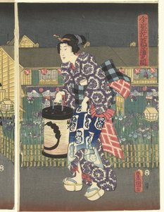 Schwertlilien in voller Blüte von Utagawa Kunisada (I)