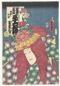 Pfingstrosen von Shakkyo von Utagawa Kunisada (I)