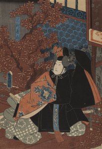 Ashikaga Yoshihisa in Higashiyama Sakura Soshi von Utagawa Kunisada