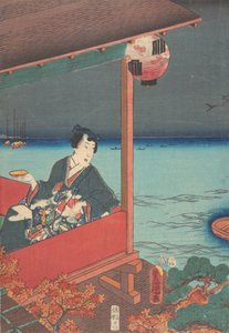 Druck von Utagawa Kunisada