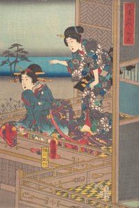 Druck von Utagawa Kunisada