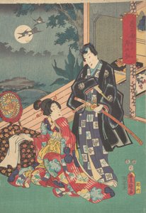 Druck von Utagawa Kunisada