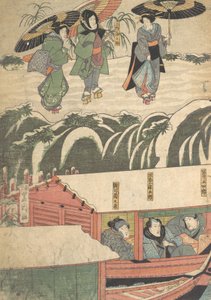 Druck, 19. Jahrhundert von Utagawa Kunisada