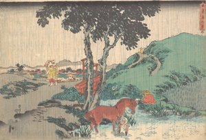 Regen im fünften Monat Samidare von Utagawa Kunisada