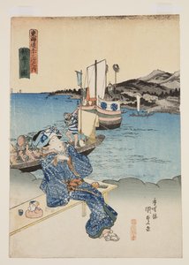 Ansicht von Arai von Utagawa Kunisada