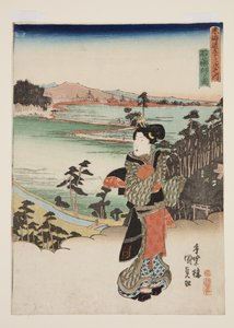 Ansicht von Ishiyakushi von Utagawa Kunisada