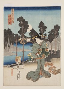 Ansicht von Numazu von Utagawa Kunisada