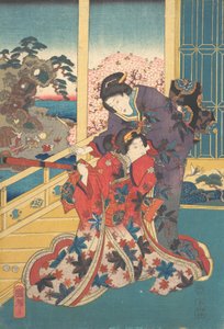 Blume von Akashi von Utagawa Kuniteru