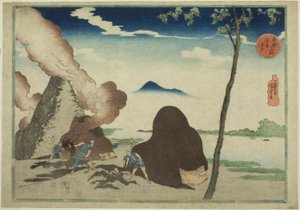 Asakusa Imado, aus der Serie "Berühmte Orte in der östlichen Hauptstadt (Toto Meisho)" von Utagawa Kuniyoshi