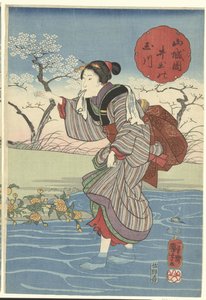Der Ide Tama Fluss in der Provinz Yamashiro