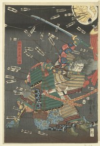 Der letzte Angriff der Kusunoki bei Shijonawate